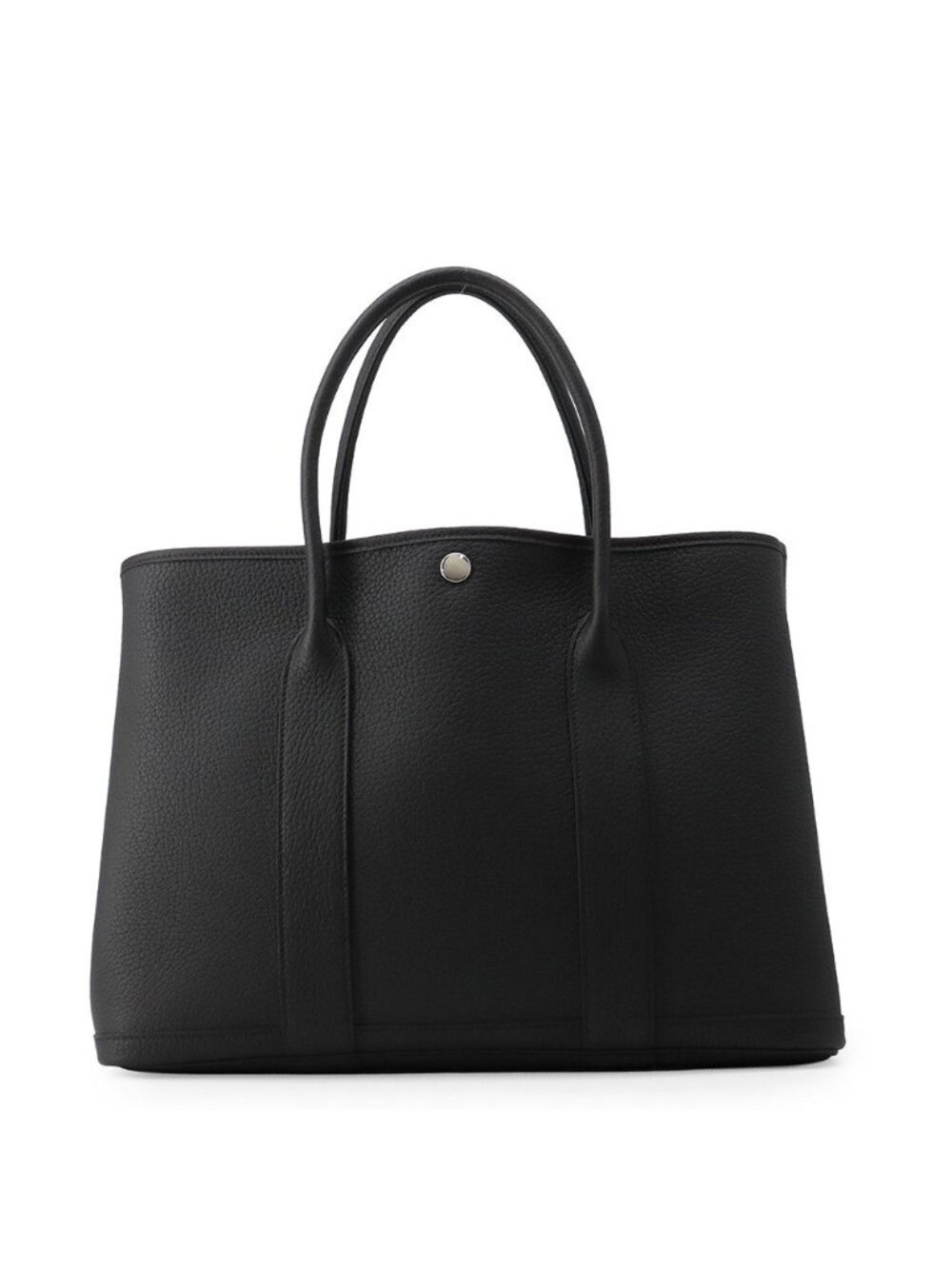 Hermes Tote Bag Garden Party PM Black Silver Negonda